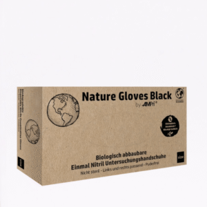 BIODEGRADABLE NITRILE GLOVES, NATURE GLOVES, 100 PCS