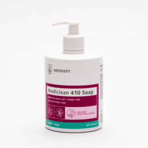SOAP 410, LIQUID SOAP FOR HANDS AND BODY
