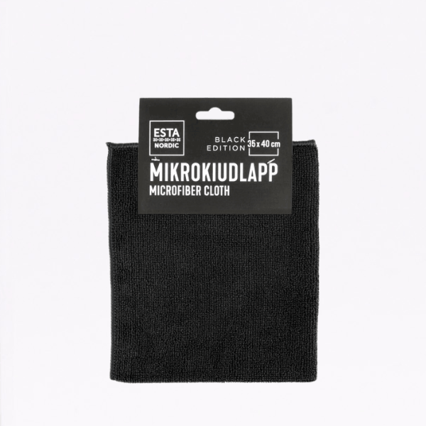 MIKROKIUDLAPP NORDIC BLACK EDITION 35X40CM